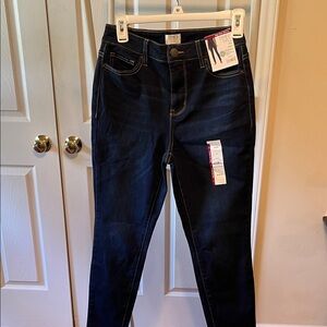 Time and Tru Women's Deep Indigo Skinny Jeans